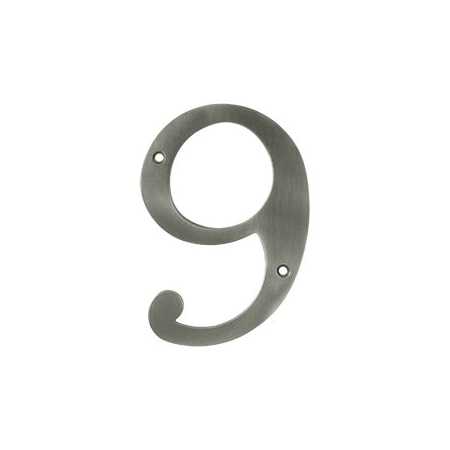 Deltana 6 Numbers, Solid Brass, 10PK RN6-9U15A-XCP10